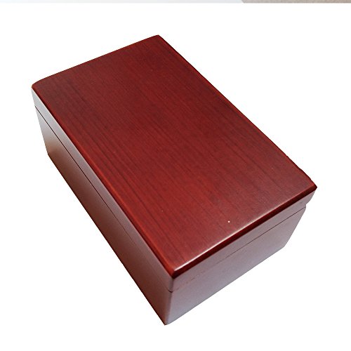 18 Note Wind-up de madera caja de música, caja de música, de almacenamiento de pequeño tamaño marrón Fur Elise caja de música