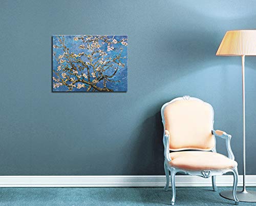 1art1 Vincent Van Gogh - Almendro En Flor, 1890 Cuadro, Lienzo Montado sobre Bastidor (80 x 60cm)