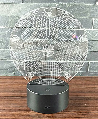 3D Lámpara de Escritorio Mesa 7 cambiar el color botón táctil de escritorio del USB LED lámpara de tabla ligera para el Hogar Decoración Niños
