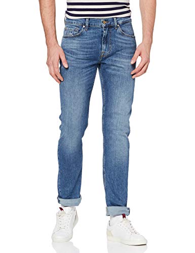 7 For All Mankind Onlvenice S/l Lace Top Noos Wvn Vaqueros Slim, Azul (Light Blue DH), W40/L35 (Talla del Fabricante: 40) para Hombre