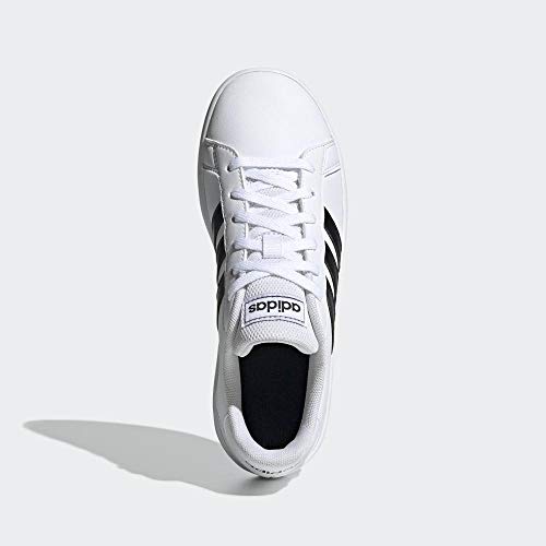 Adidas Grand Court K, Zapatos de Tenis Unisex Niños, FTWR White/Core Black/FTWR White, 38 EU