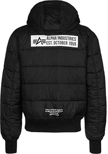 Alpha Industries Hooded Puffer FD Rev. Chaqueta de Invierno Vintage Green