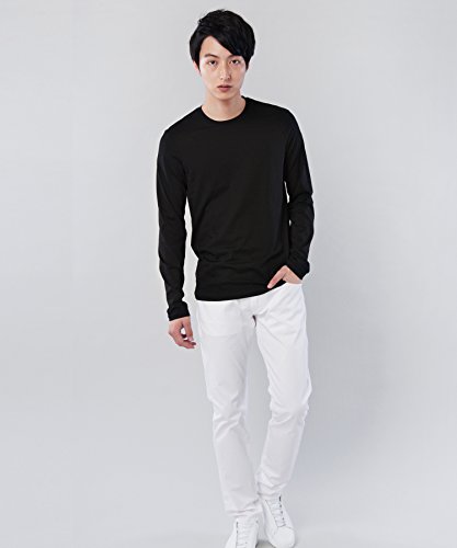 Armani Exchange 8nzm77 Camisa Manga Larga, Negro (Black 1200), Small para Hombre