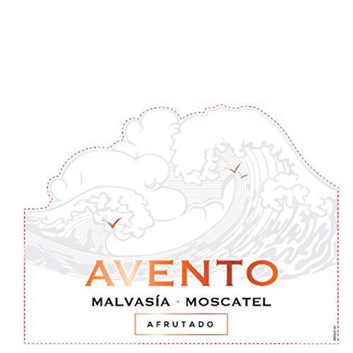 Avento Malvasía Moscatel Vino Blanco Afrutado 6 Botellas - 750 ml