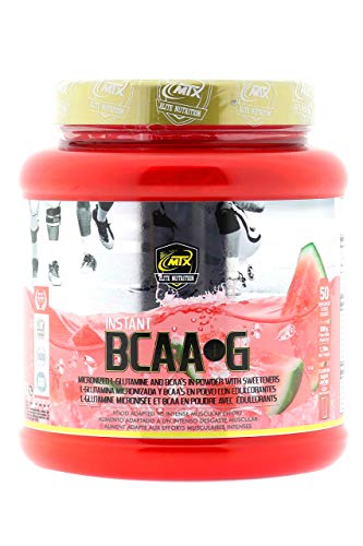 BCAA´S + GLUTAMINA 500 GR Sandia - Aminoácidos de Cadena Ramificada + Glutamina