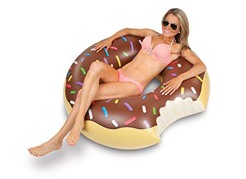 BigMouth Inc Flotador de Piscina Donut Helado (Chocolate)