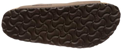 Birkenstock Arizona Birko-Flor Nubuck, Sandalias de Punta Descubierta Unisex Adulto, Marrón (Mocca Nubuk), 37 EU