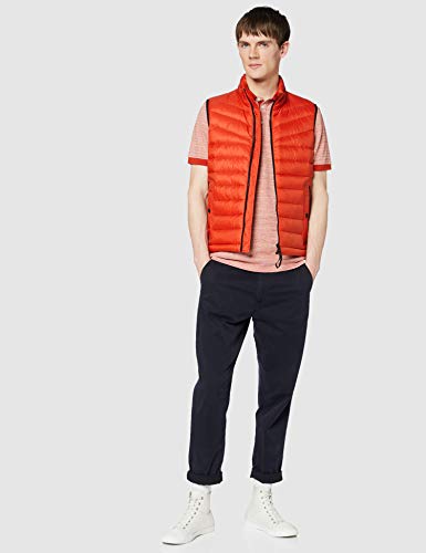 BOSS Pself Polo, Naranja (Dark Orange 805), Large para Hombre