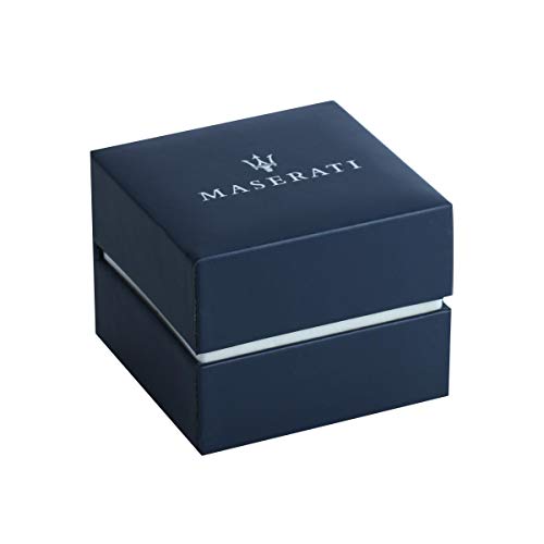 Bracelet para hombre, Colección Maserati Jewels, longitud 25 cm, en acero y cuero - JM218AMF04