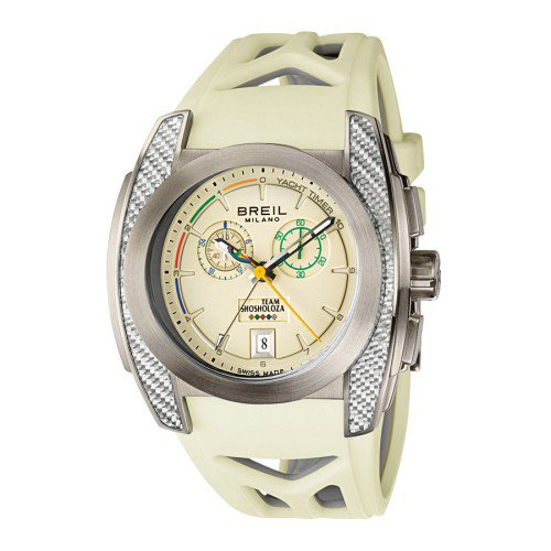 Breil Milano BW0482 - Reloj de Mujer de Cuarzo, Correa de Caucho Color Beige