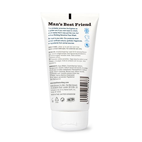 BULLDOG Cuidado de la Piel Hombres WASH 150ml CARA SENSIBLE
