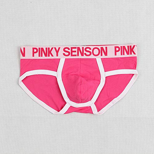 Calzoncillos Boxer para Hombre Cintura Bien Baja Sexy Bragas eróticas Algodón Cómodo Transpirables Moda Costura Slips para Hombre Ropa de Dormir Atractivo Briefs MMUJERY