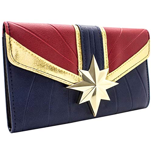 Cartera de Captain Marvel Kree Traje de Guerrero Azul