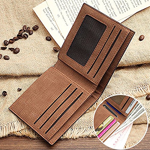 Cartera Personalizada de Cuero de la Cartera de la Foto del Mens - Un Regalo Personalizado cumpleaños/de la Navidad/del día de Padres para los Hombres y el papá