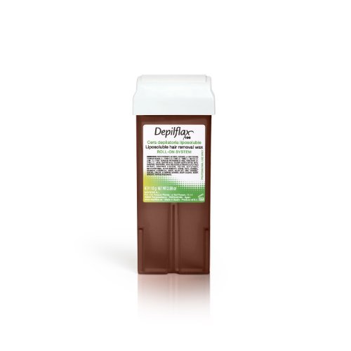 Cartucho Roll-on Cera Depilatoria Depilflax Chocolate