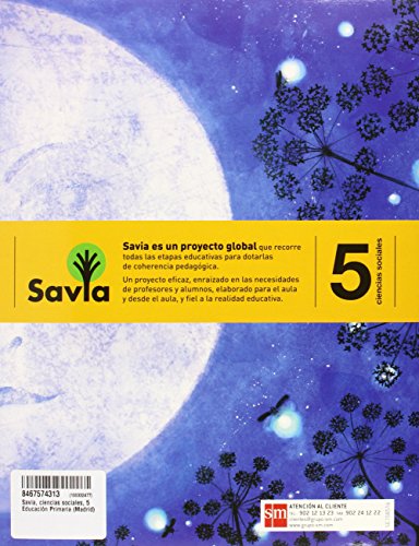 Ciencias sociales. 5 Primaria. Savia. Madrid [LOMCE] - 9788467574319
