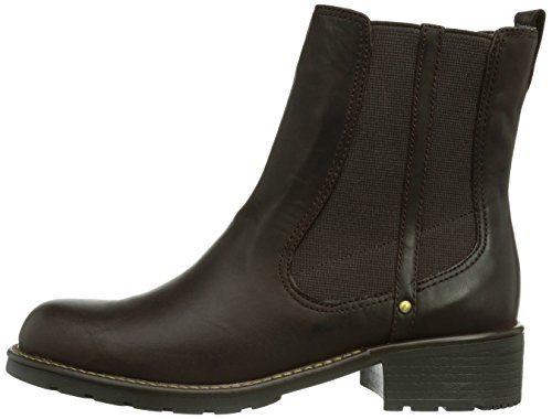 ClarksOrinoco Club Botas para Mujer, Marrón (Burgundy Leather), Talla 38
