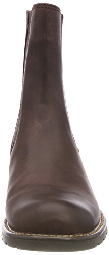 ClarksOrinoco Club Botas para Mujer, Marrón (Burgundy Leather), Talla 38