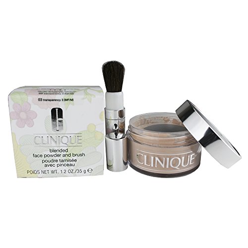 CLINIQUE BLENDED face powder&brush #03-transparency 35 gr