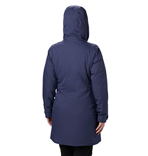 Columbia Autumn Rise Chaqueta Mid, Mujer, Azul (Nocturnal), S