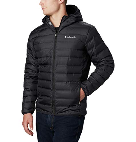 Columbia Lake 22 Chaqueta de Plumas con Capucha, Hombre, Negro, M