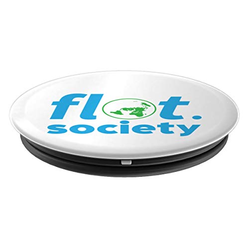 Conspiración de la Sociedad de la Tierra Plana de la Ciencia PopSockets Agarre y Soporte para Teléfonos y Tabletas
