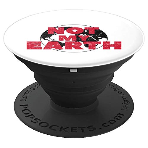 Conspiración del gobierno de la Tierra Plana, no de mi Tierr PopSockets Agarre y Soporte para Teléfonos y Tabletas