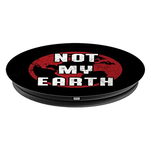 Conspiración del gobierno de la Tierra Plana, no de mi Tierr PopSockets Agarre y Soporte para Teléfonos y Tabletas