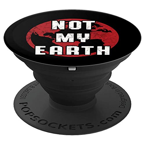 Conspiración del gobierno de la Tierra Plana, no de mi Tierr PopSockets Agarre y Soporte para Teléfonos y Tabletas