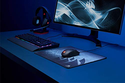 Corsair M55 RGB PRO, Ratón Óptico, Tamaño Único, Negro