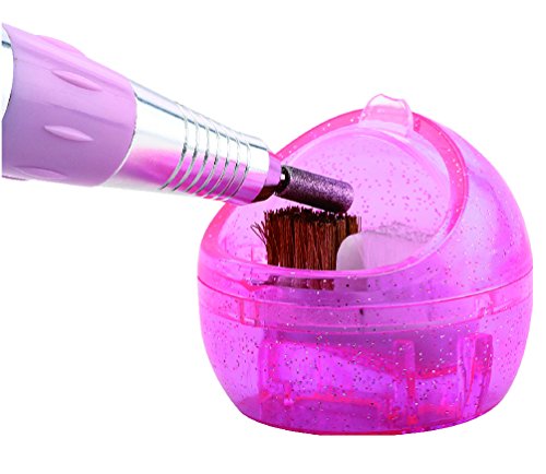 Crisnails® Limpieza de Fresa Torno Manicura Pedicura Limpiador con Brochas Cepillo