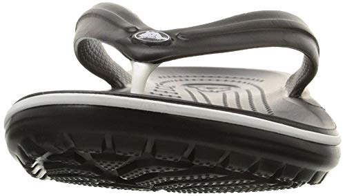 Crocs Crocband Flip, Chanclas Unisex-Adult, Black, 45/46 EU