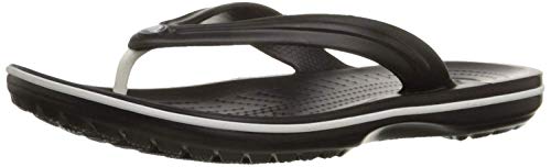 Crocs Crocband Flip, Chanclas Unisex-Adult, Black, 45/46 EU