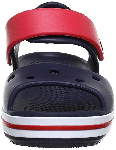 Crocs Crocband Sandal Kids, Sandalias Unisex Niños, Azul (Navy/Red), 28/29 EU
