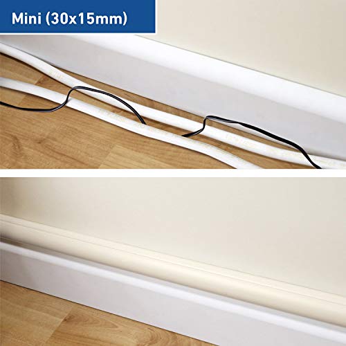 D-Line Mini 1M3015M | Canaletas para cables | 1 metro - Magnolia