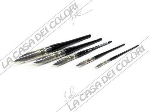 DA VINCI 498 Series - Cepillo de Lavado (Fibra sintética, 18,5 x 0,54 x 30 cm), Color Negro