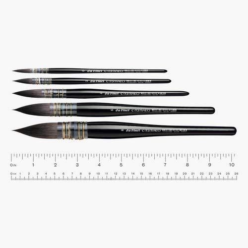 DA VINCI 498 Series - Cepillo de Lavado (Fibra sintética, 18,5 x 0,54 x 30 cm), Color Negro