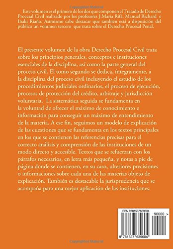 Derecho Procesal Civil I: Volume 1 (Coleccion de Derecho Procesal)