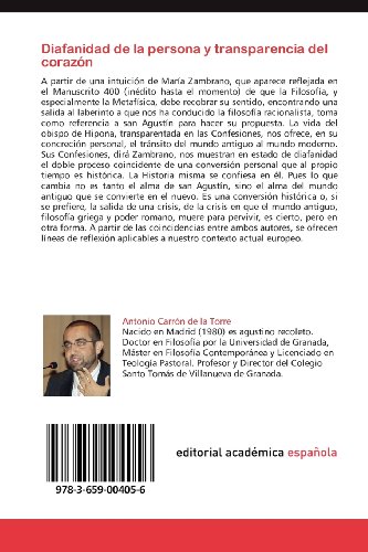 Diafanidad de La Persona y Transparencia del Corazon
