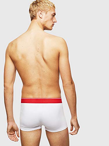 Diesel UMBX-DAMIENTHREEPACK, Calzoncillo para Hombre, Multicolor (Bright White/Chinese Red/Black E4119/0jkkc), M, Pack de 3