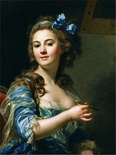 DIY Pittura Diamante Kit,Painting by Numbers Diamond Painting Kit Completo Nobile Donna 5d Fai da Te Ricamo Punto Croce Decorazione d'Arte V4445M 50x65cm