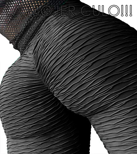 FITTOO Mallas Leggings Mujer Pantalones Deportivos oga Alta Cintura Elásticos Transpirables Negro XL