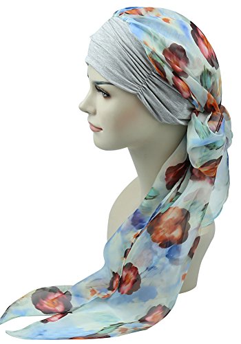 FocusCare Cabello turbantes Sombreros para Las Mujeres Cáncer Casquillo de la Peluca Pelo Largo Sombreros Bandanas pañuelos en la Cabeza
