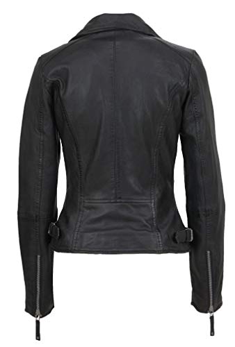 Freaky Nation Biker Princess Chaqueta, Negro (Shadow 9015), XS para Mujer