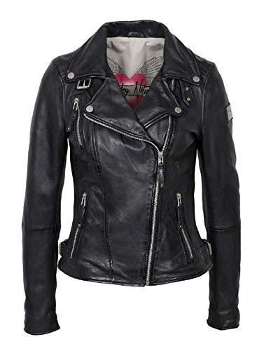 Freaky Nation Biker Princess Chaqueta, Negro (Shadow 9015), XS para Mujer