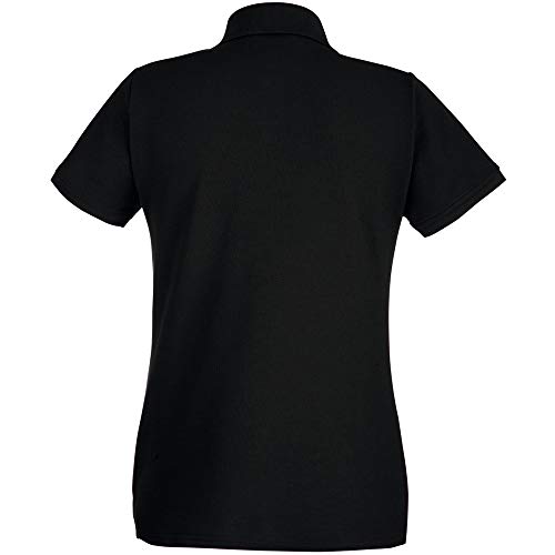 Fruit of the Loom- Polo de Manga Corta Premium Entallado para Mujer (Extra Grande (XL)/Naranja)