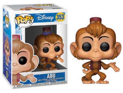 Funko-Disney: Aladdin: Abu Pop Vinilo, Multicolor, 9 cm (24923)