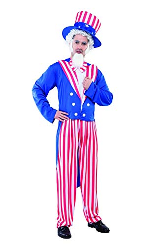 Fyasa 706176-t04 Uncle Sam disfraz, tamaño grande