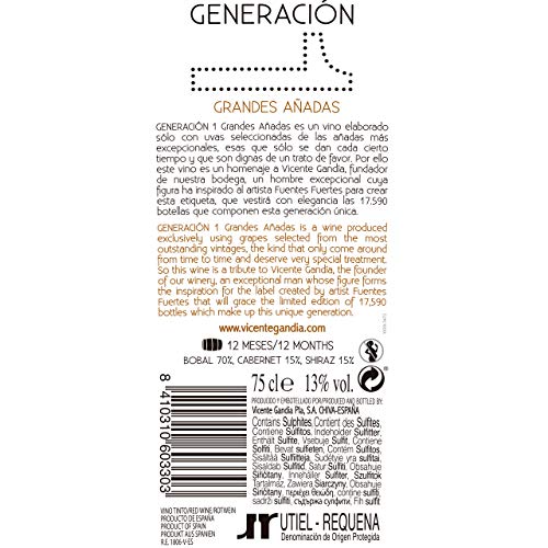 Generación 1 Grandes Añadas caja de 6 botellas de 75cl.