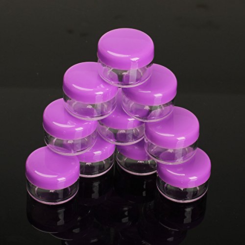 Generic - 10 tarros vacíos para cosméticos, sombra de ojos, maquillaje, crema, contenedor vacío, para cosméticos, muestras, venta de TB